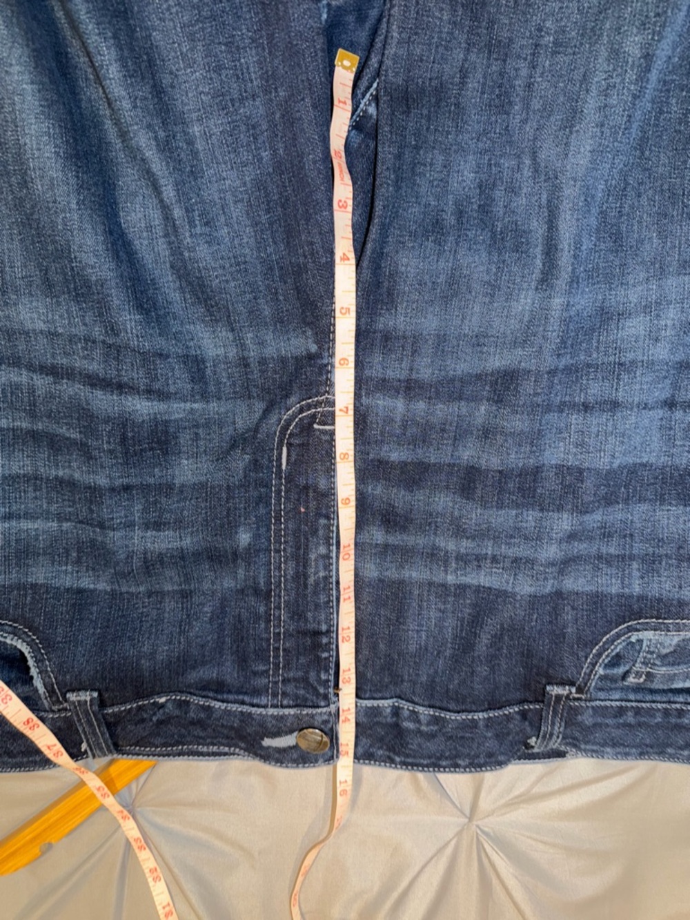 Lane Bryant Dark Blue Distressed Boyfriend Jeans - Picture 4 of 6